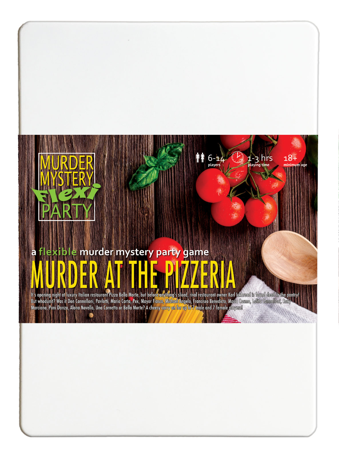 Click to view our range of family friendly murder mystery games
