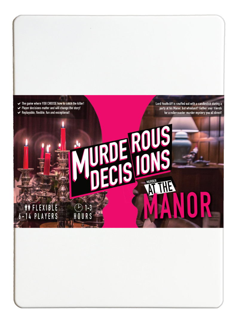 Click to view our boxed murder mystery dinner party games